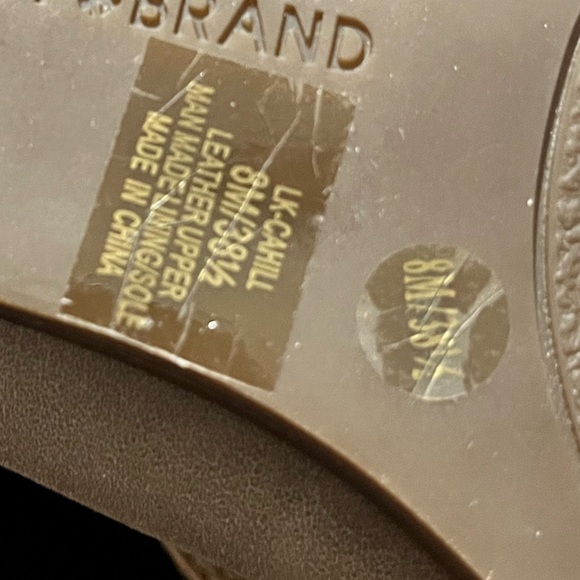 Lucky Brand Womens  Slip On Shoes Brown Leather Loafers Casual Heels - Picture 6 of 6